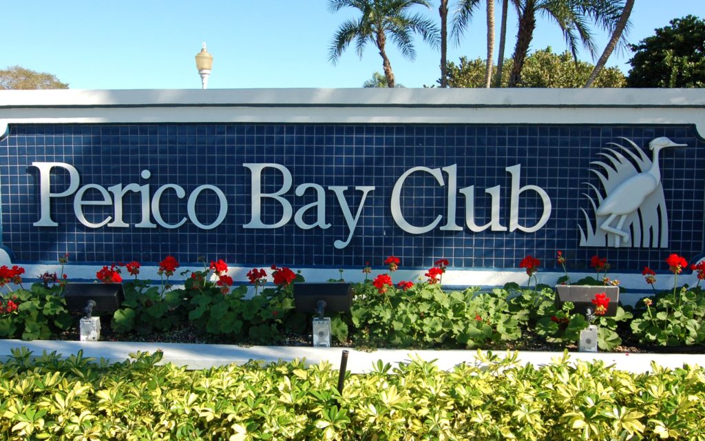 Perico Bay Club in Bradenton Entrance Sign