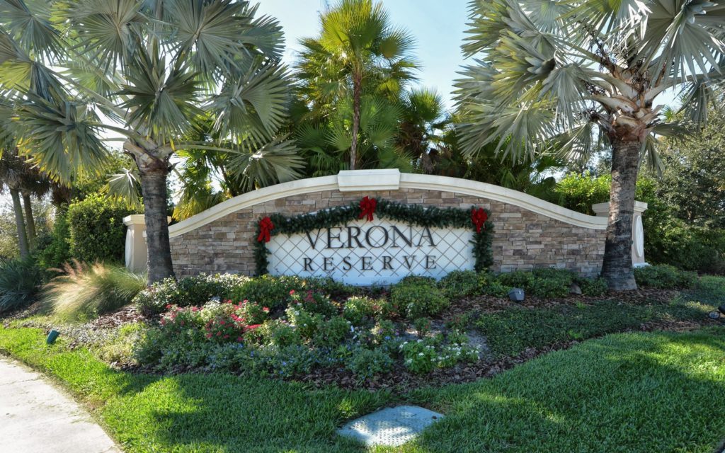 Verona Reserve in Venice Entrance Sign