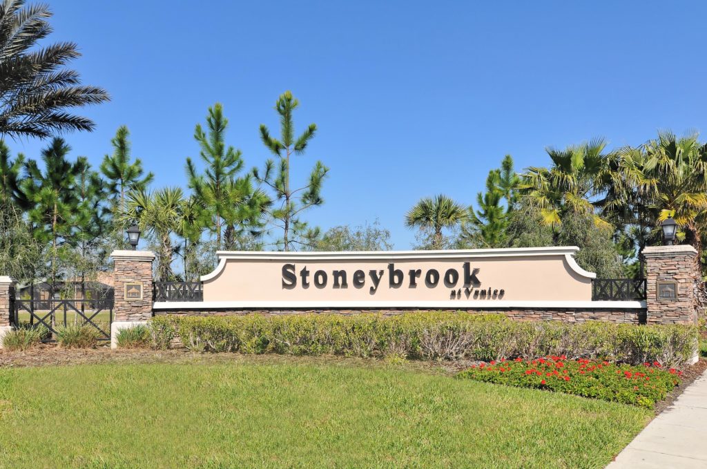 Stoneybrook in Venice Entrance Sign