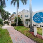 Palm Bay Club in Siesta Key Bayside Entrance Sign